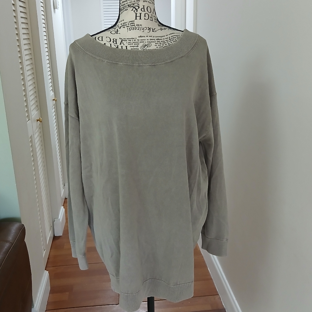 NWT BAREFOOT DREAMS SUNBLEACHED DRAPEBACK TUNIC